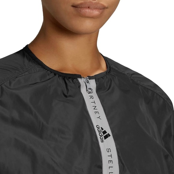 Adidas By Stella McCartney Black Bomber Jacket - Picture 2 of 13